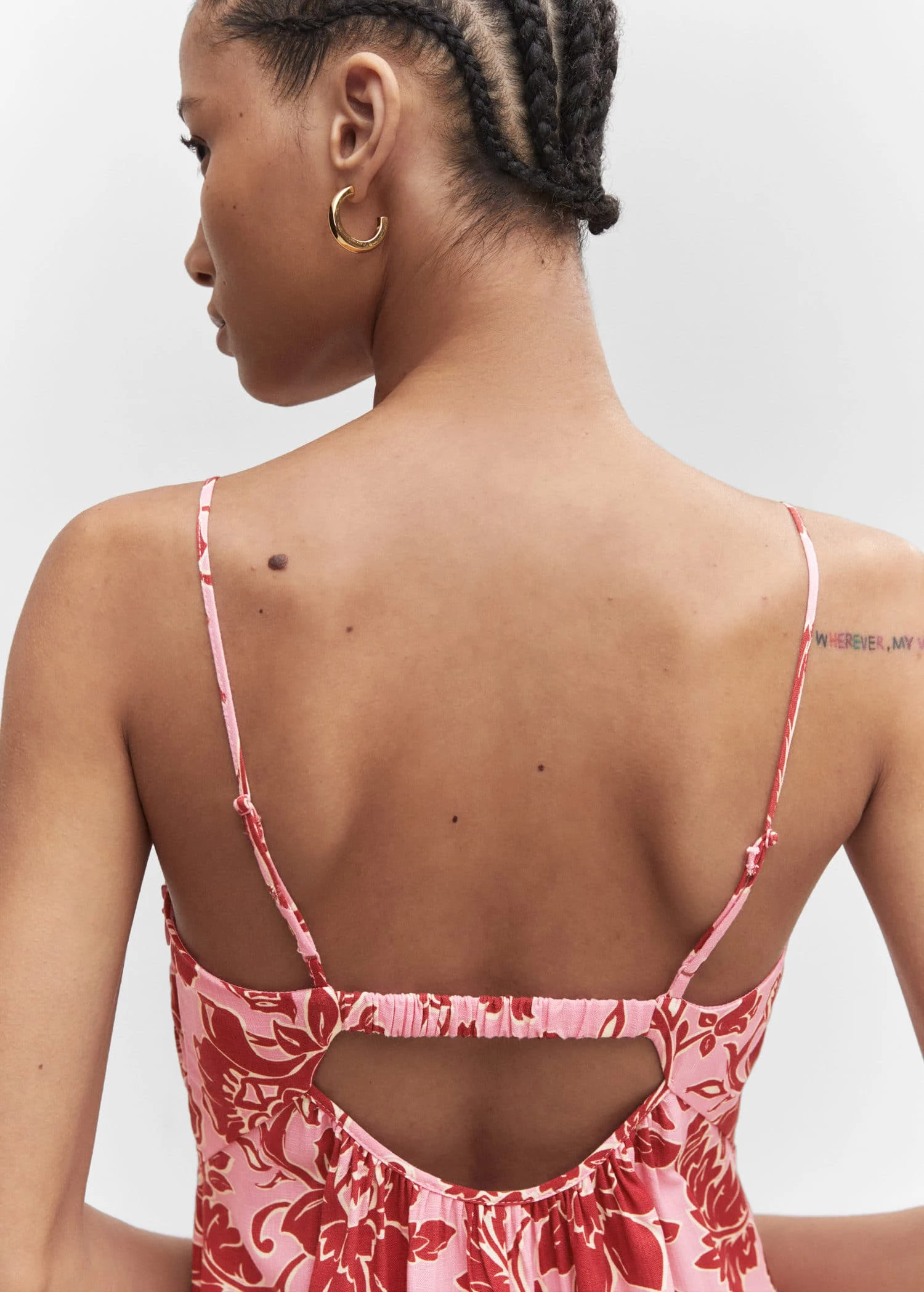 Robe Midi En Imprimé Fleuri 5 Robe Midi En Imprimé Fleuri – Image 5