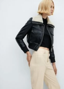 Pantalon Droit Similicuir 33 Pantalon Droit Similicuir -New Trendy Shop 57024408 05 D2