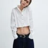 Chemise Coton Crop