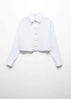 Chemise Coton Crop -New Trendy Shop 57024775 01 B