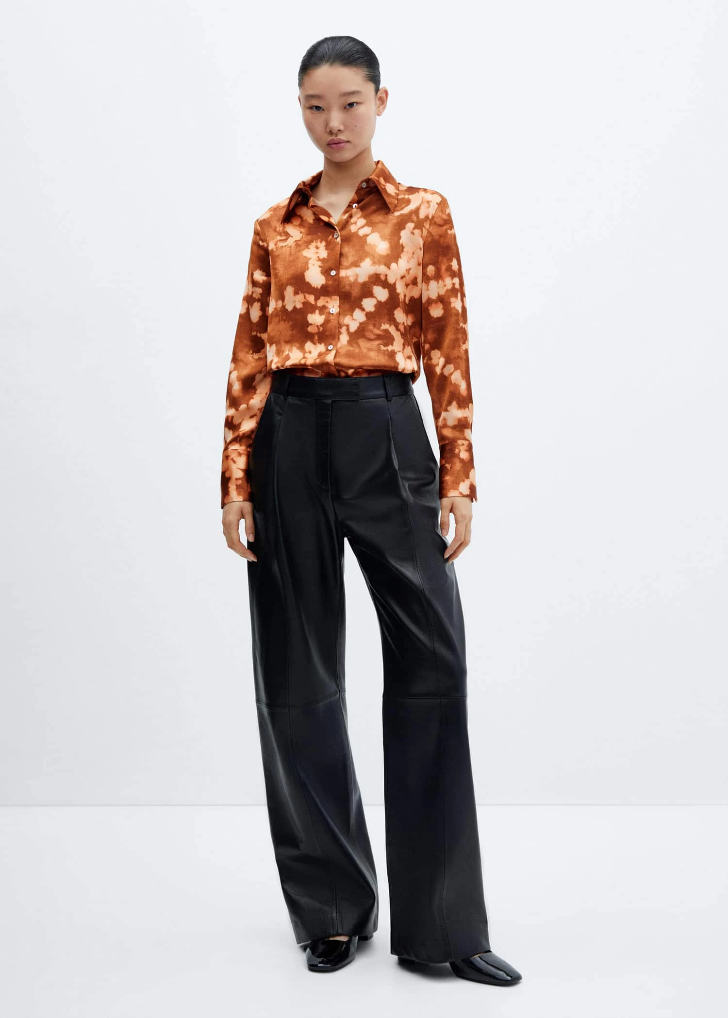 Chemise Satinée Effet Tie And Dye 2 Chemise Satinée Effet Tie And Dye – Image 2