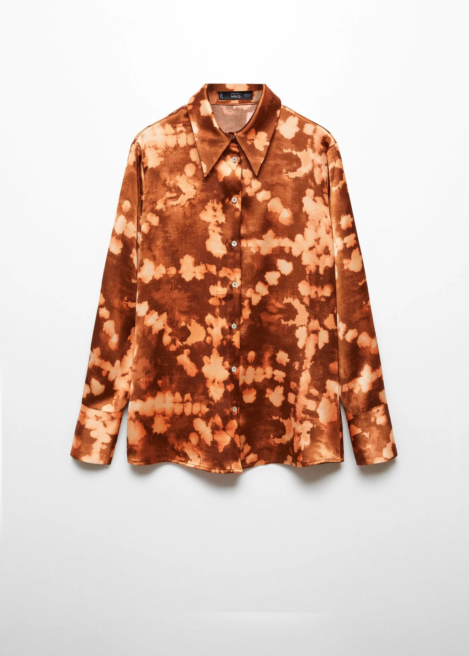 Chemise Satinée Effet Tie And Dye 6 Chemise Satinée Effet Tie And Dye – Image 6