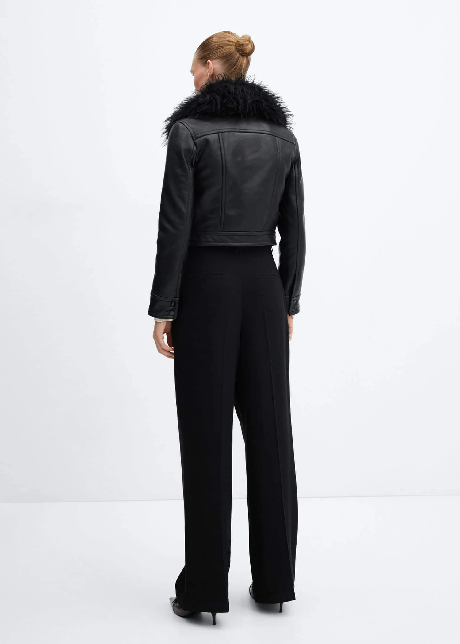 Veste Matelassée Col Fausse Fourrure 3 Veste Matelassée Col Fausse Fourrure – Image 3