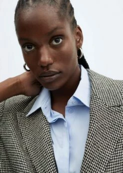 Veste Pied-de-poule Revers -New Trendy Shop 57025981 99 D4