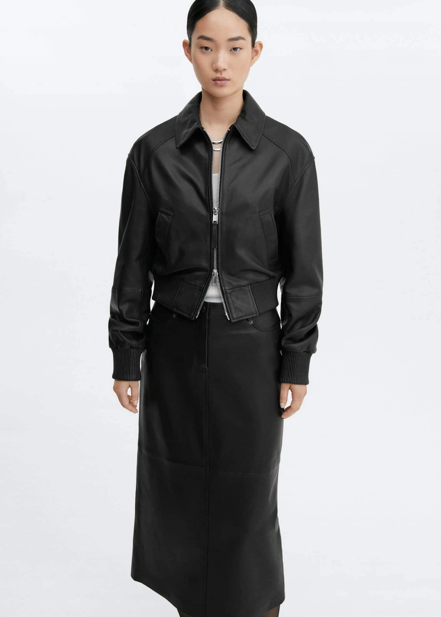 Jupe Crayon Cuir 3 Jupe Crayon Cuir – Image 3