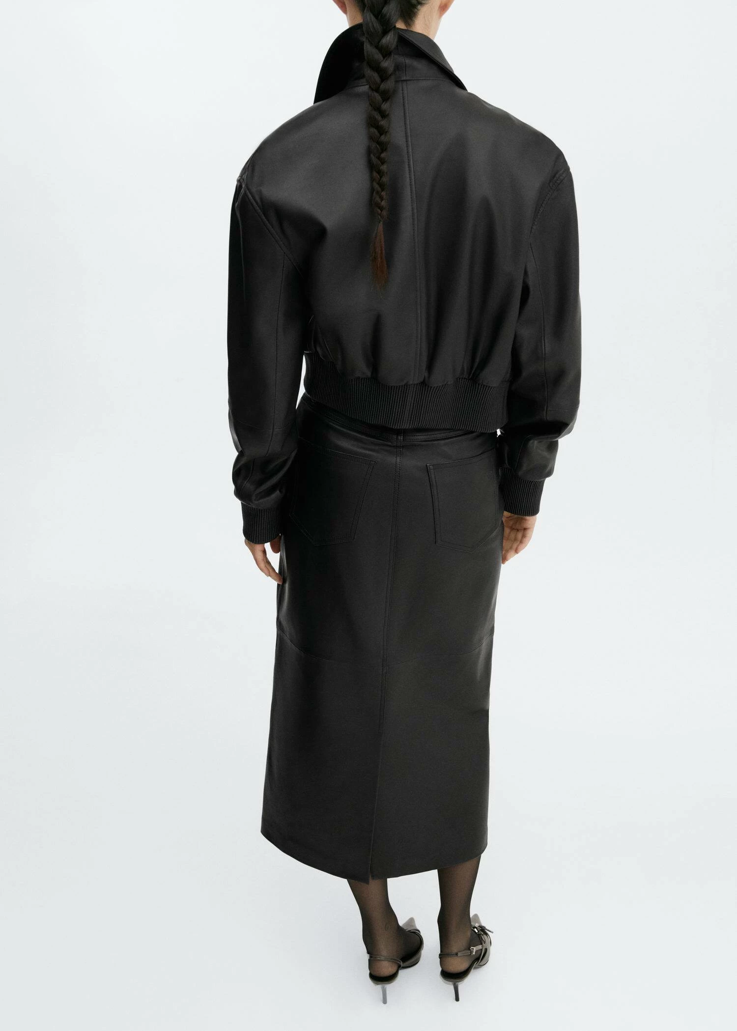 Jupe Crayon Cuir 4 Jupe Crayon Cuir – Image 4