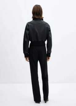 Pantalon Droit Bouton Latéral 21 Pantalon Droit Bouton Latéral -New Trendy Shop 57026727 99 R