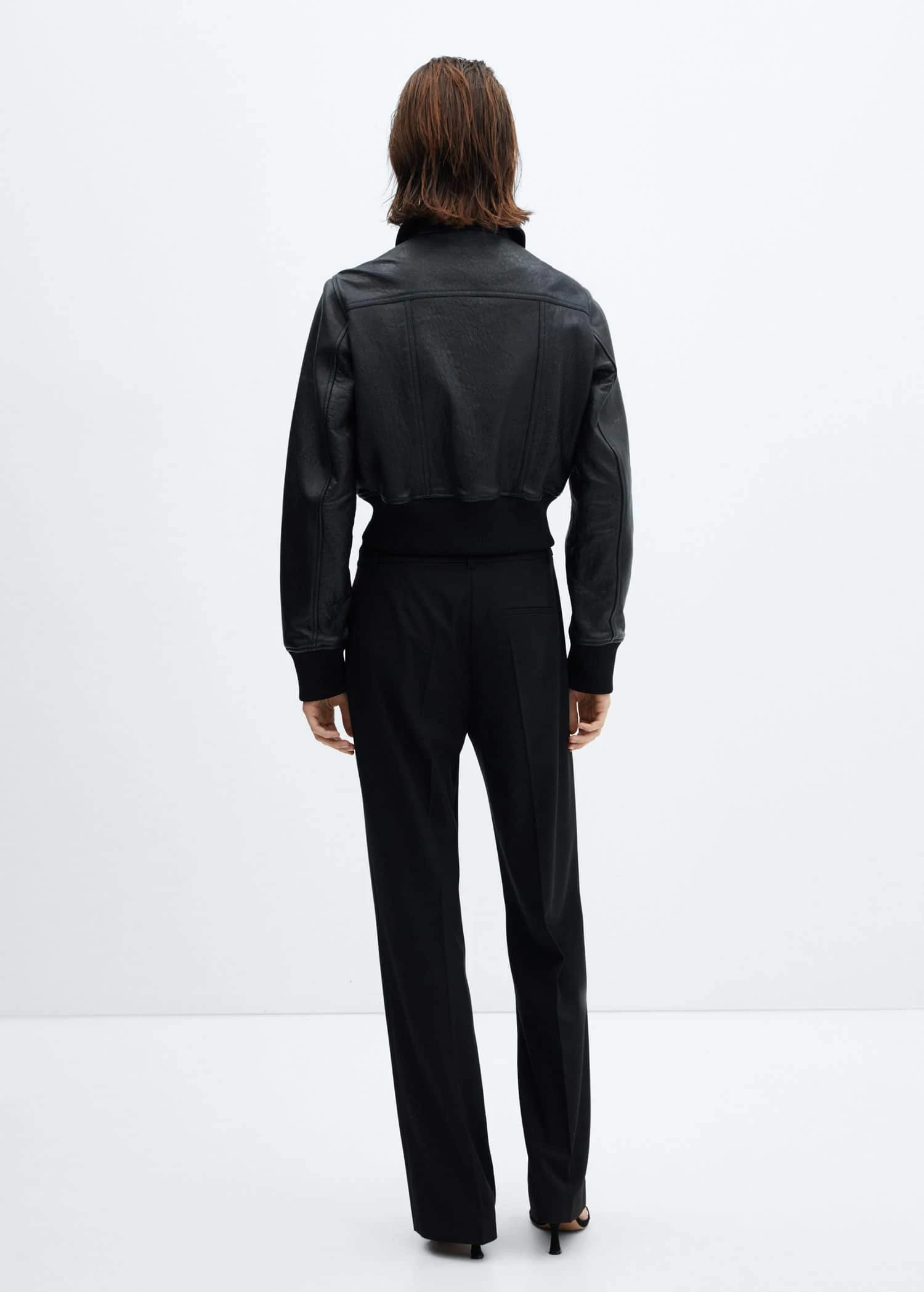 Pantalon Droit Bouton Latéral 3 Pantalon Droit Bouton Latéral – Image 3