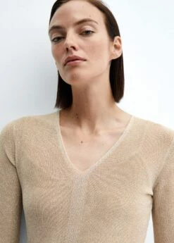 Robe Midi Maille Lurex 22 Robe Midi Maille Lurex -New Trendy Shop 57027717 OR D1