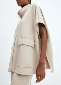 Veste Poncho Poches Rabat -New Trendy Shop 57027718 08 D6