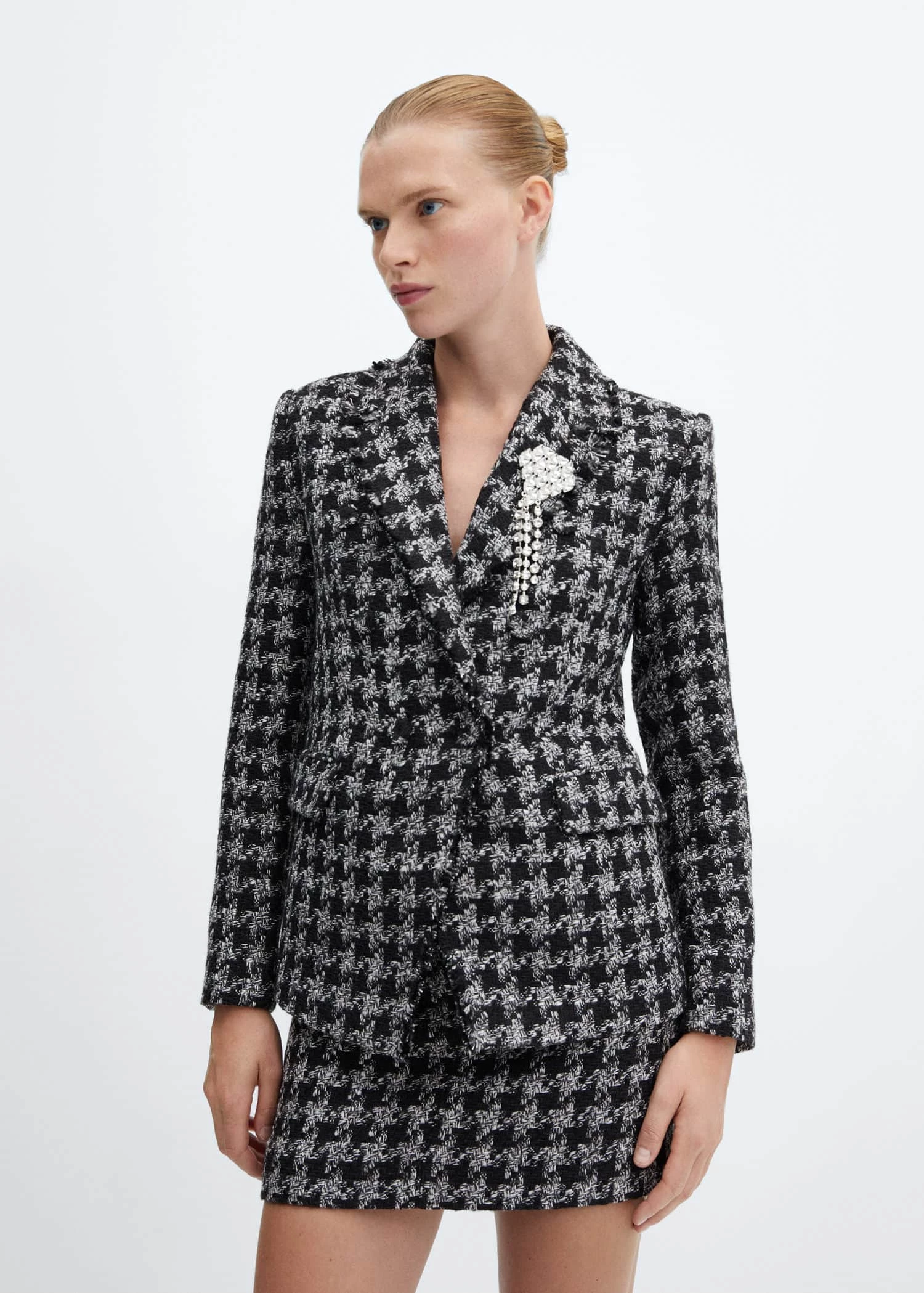 Minijupe Tailleur Tweed 1 Minijupe Tailleur Tweed