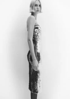 Robe Sequins Ouverture -New Trendy Shop 57029100 PL D2