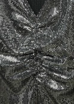 Robe Froncée Sequins -New Trendy Shop 57029105 PL D8