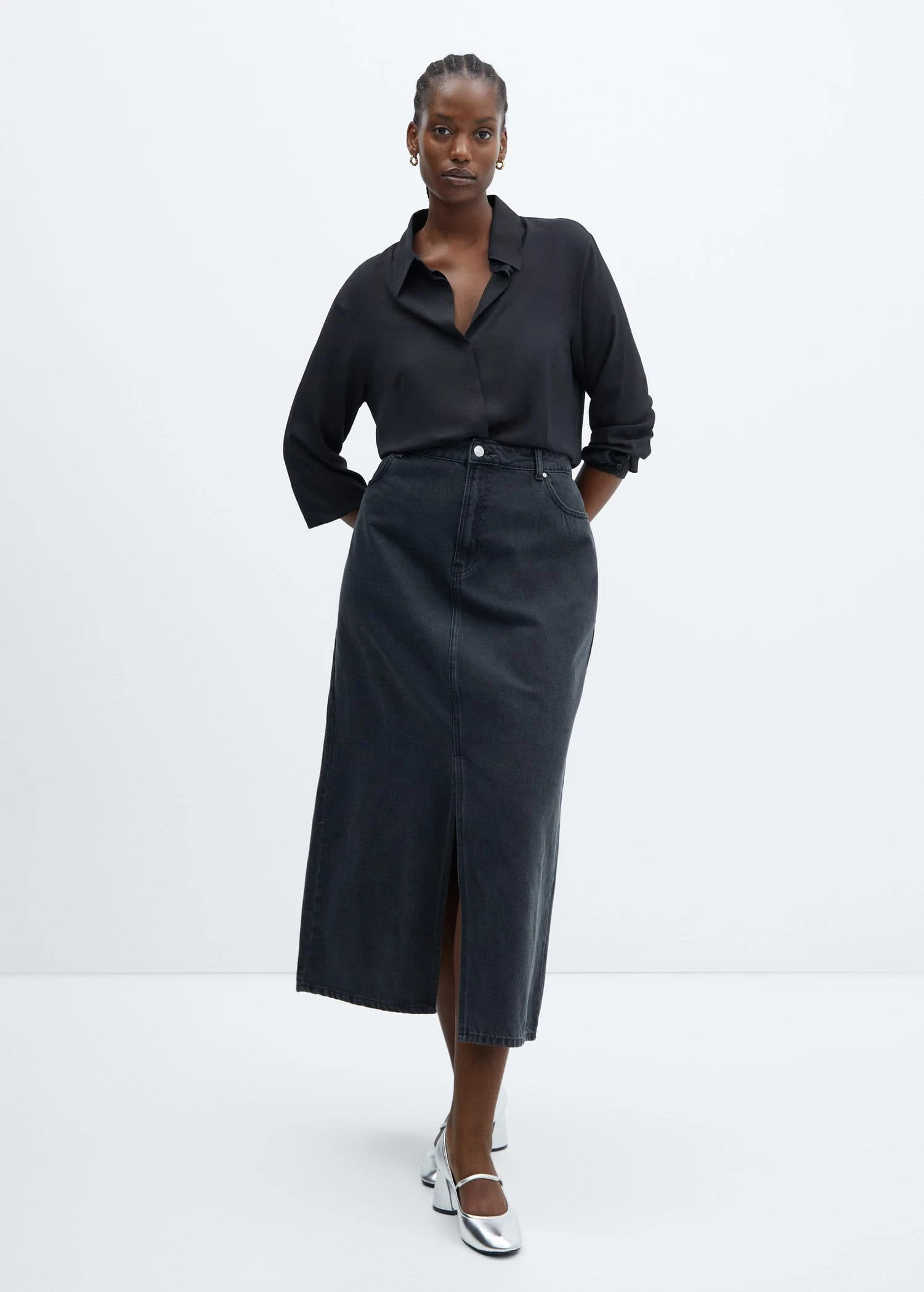 Chemise Fluide à Boutons 5 Chemise Fluide à Boutons – Image 5