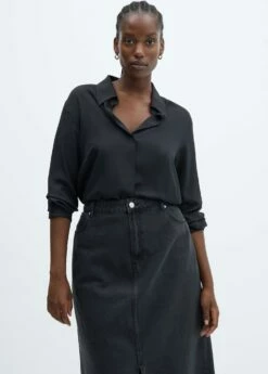 Chemise Fluide à Boutons 26 Chemise Fluide à Boutons -New Trendy Shop 57029404 98 D5