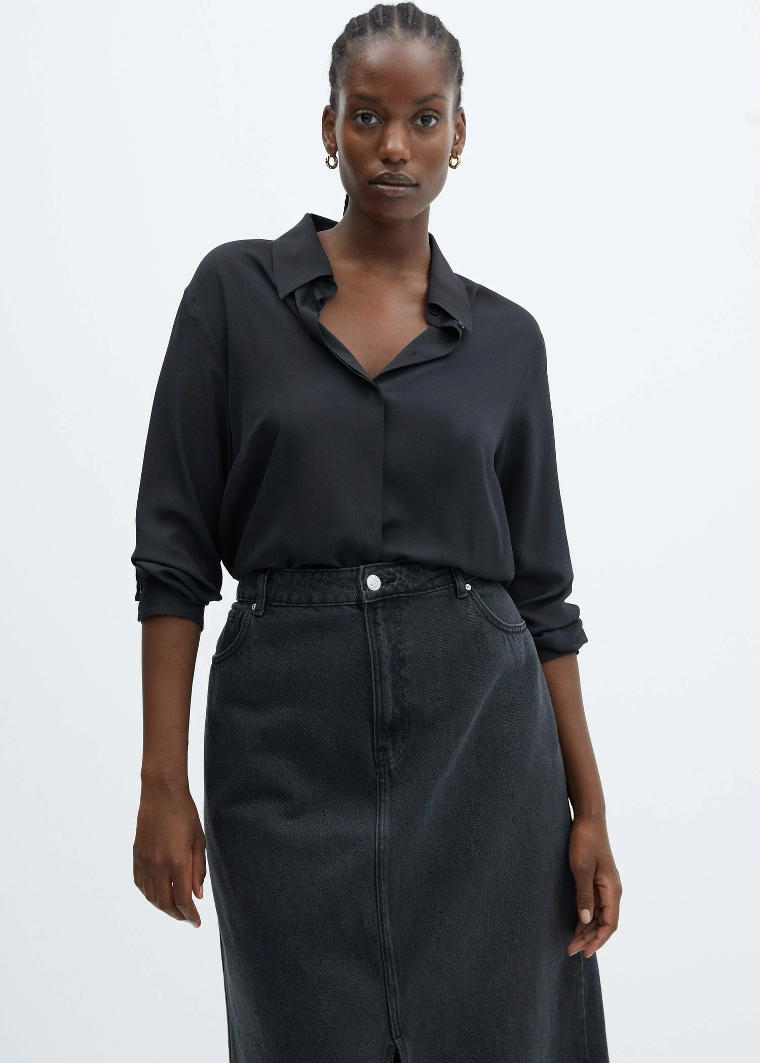 Chemise Fluide à Boutons 7 Chemise Fluide à Boutons – Image 7