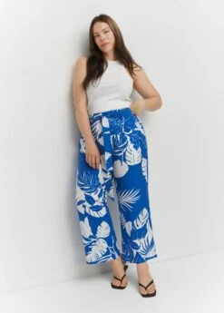 Pantalon Imprimé Tropical -New Trendy Shop 57030199 52 D4