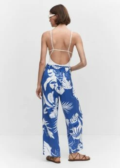 Pantalon Imprimé Tropical -New Trendy Shop 57030199 52 R