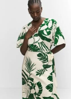 Robe Portefeuille Imprimée Volant 15 Robe Portefeuille Imprimée Volant -New Trendy Shop 57030247 01 D5