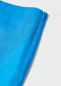 Short Taille Haute Lin -New Trendy Shop 57030259 46 D8