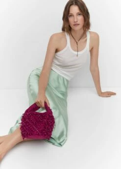 Jupe Midi Satinée 35 Jupe Midi Satinée -New Trendy Shop 57030409 45 D2