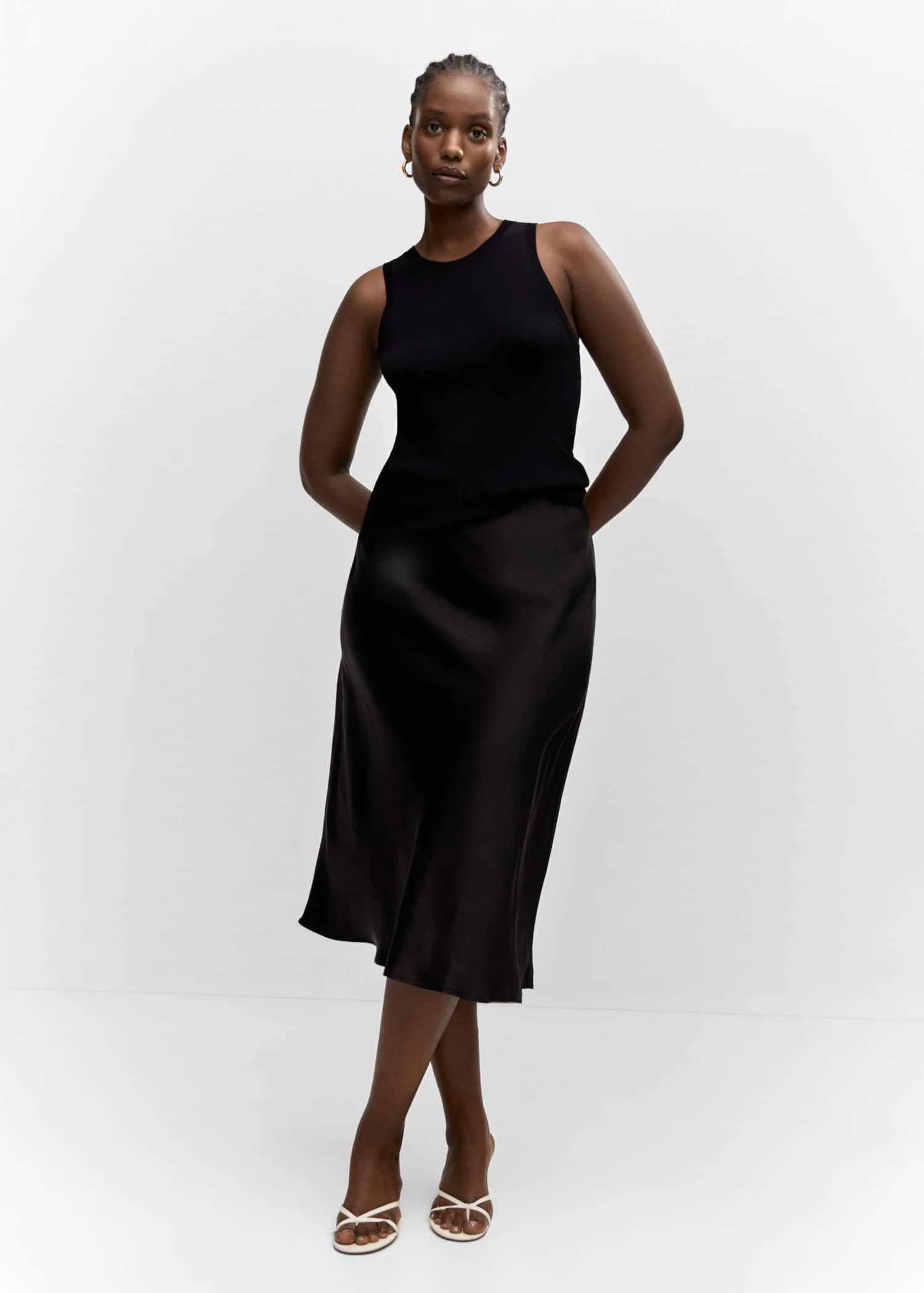 Jupe Midi Satinée 5 Jupe Midi Satinée – Image 5