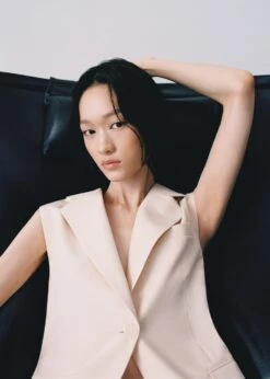 Gilet Long Poches -New Trendy Shop 57030452 05 D7