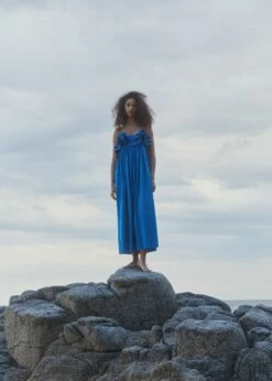 Robe Longue à Volants -New Trendy Shop 57030463 52 D6