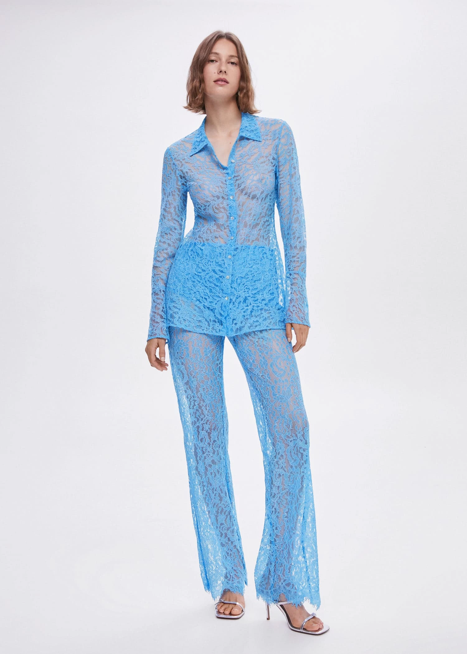 Pantalon Palazzo Guipure 2 Pantalon Palazzo Guipure – Image 2