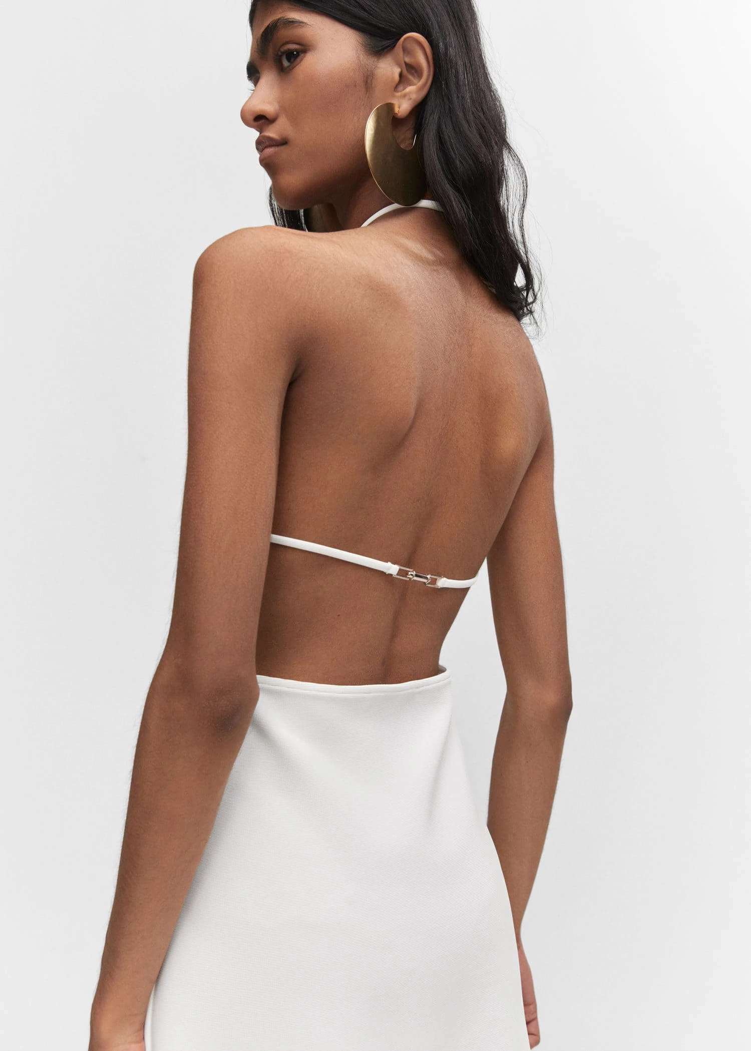 Robe Emmanchures Américaines Détail Métallique 6 Robe Emmanchures Américaines Détail Métallique – Image 6