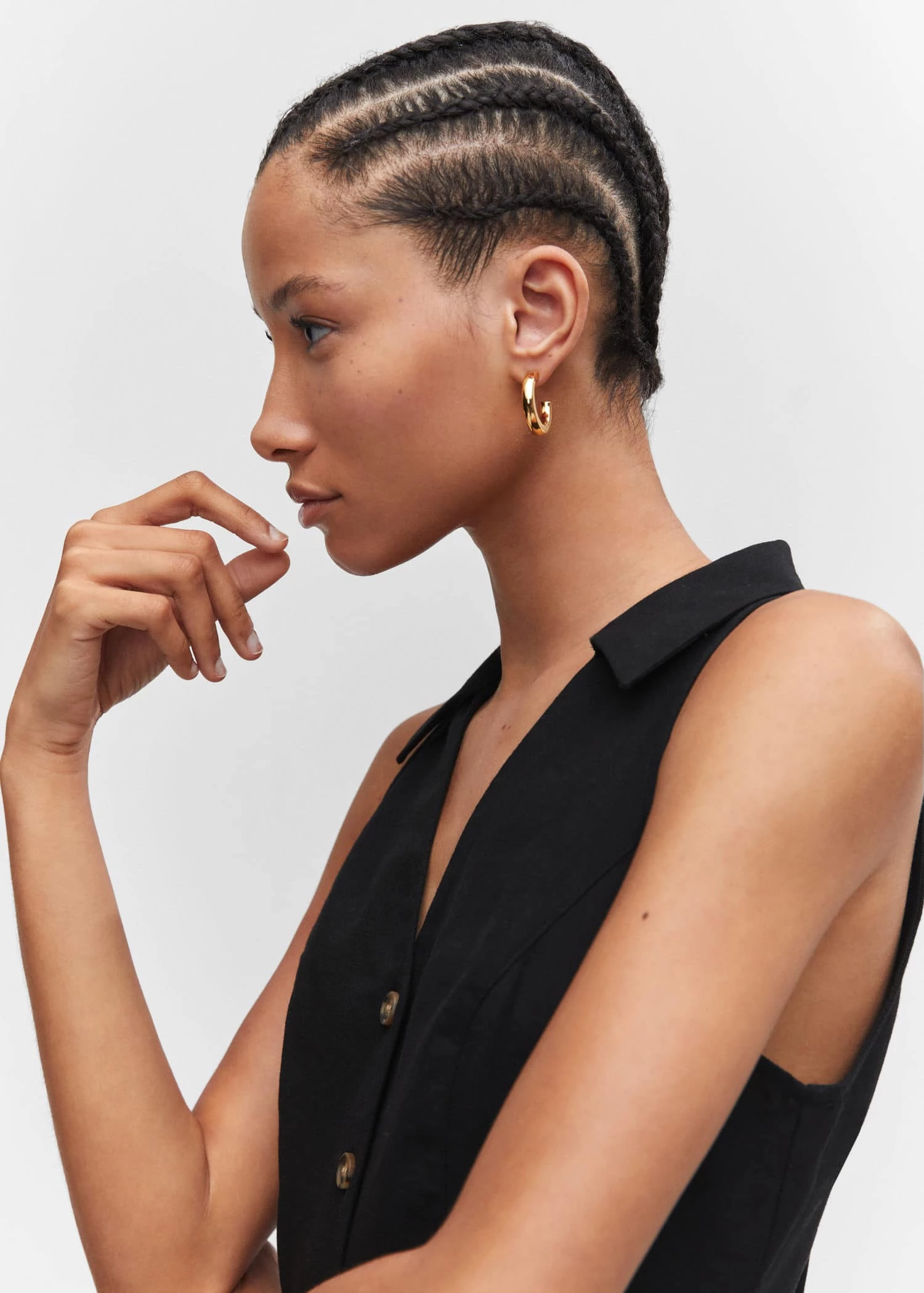 Robe Ramie Boutons 4 Robe Ramie Boutons – Image 4