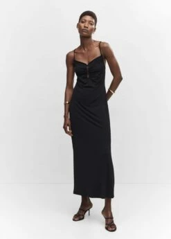 Robe Fendue Détails Froncés -New Trendy Shop 57032887 99 99999999 01