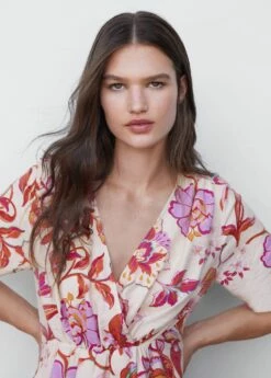 Robe Courte Cache-cœur Imprimée 16 Robe Courte Cache-cœur Imprimée -New Trendy Shop 57032890 02 D1