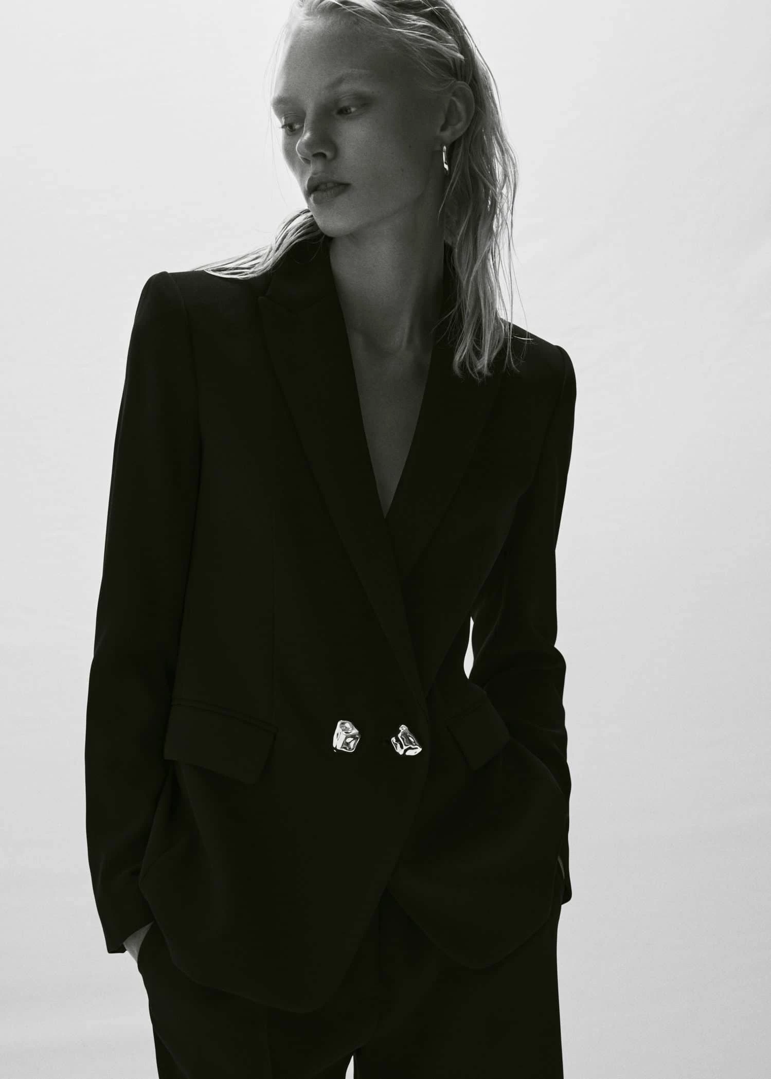 Veste Costume Bouton Bijou 10 Veste Costume Bouton Bijou – Image 10