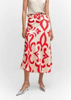 Jupe Imprimée Ceinture