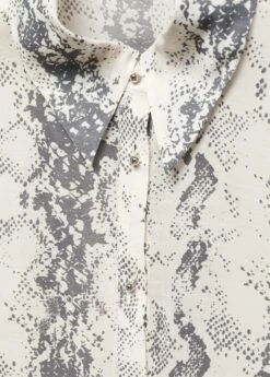 Chemise Lyocell En Imprimé Serpent -New Trendy Shop 57033820 02 D8