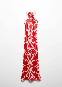 Robe Emmanchures Américaines Détail Fleur 17 Robe Emmanchures Américaines Détail Fleur -New Trendy Shop 57033822 70 B