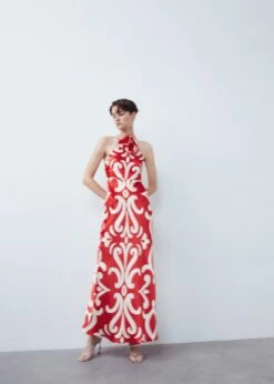 Robe Emmanchures Américaines Détail Fleur 14 Robe Emmanchures Américaines Détail Fleur -New Trendy Shop 57033822 70 D6