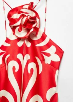 Robe Emmanchures Américaines Détail Fleur 16 Robe Emmanchures Américaines Détail Fleur -New Trendy Shop 57033822 70 D8