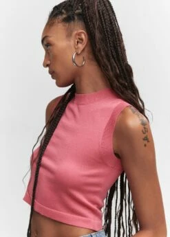 Crop Top Emmanchures Américaines -New Trendy Shop 57034006 85 D1