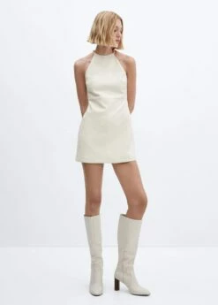 Robe Emmanchures Américaines Similicuir -New Trendy Shop 57034403 05 99999999 01