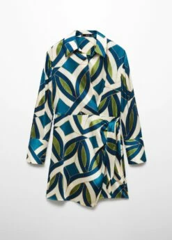 Robe Satinée Imprimée -New Trendy Shop 57034434 52 B