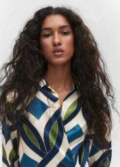 Robe Satinée Imprimée -New Trendy Shop 57034434 52 D1