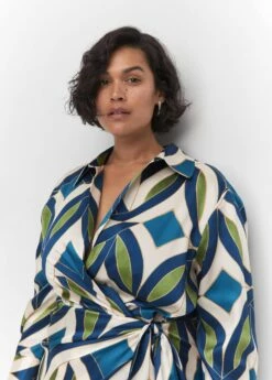 Robe Satinée Imprimée -New Trendy Shop 57034434 52 D4