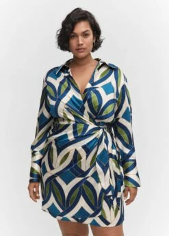 Robe Satinée Imprimée -New Trendy Shop 57034434 52 D5