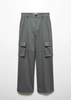 Pantalon Cargo En Laine 13 Pantalon Cargo En Laine -New Trendy Shop 57034436 92 B