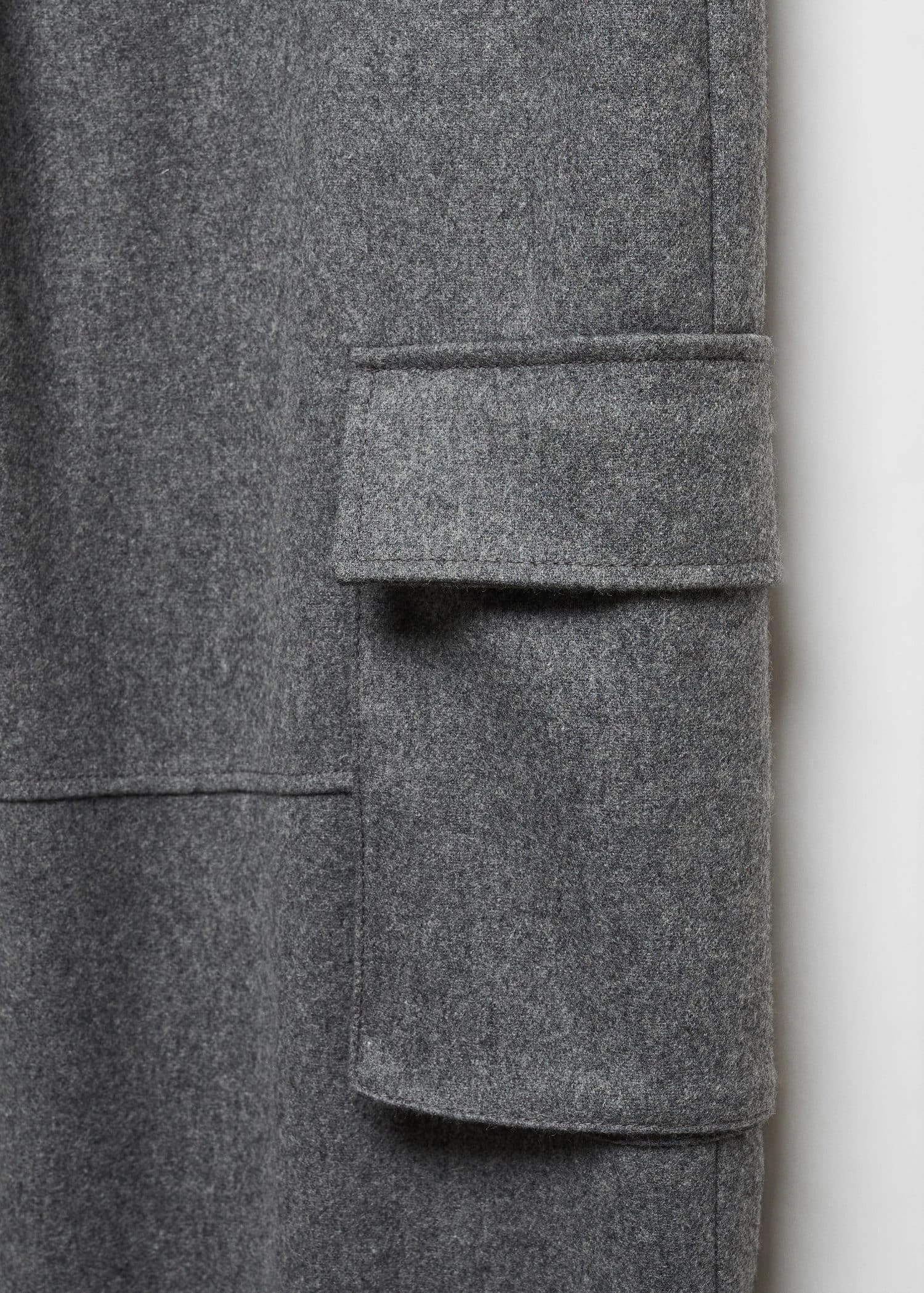 Pantalon Cargo En Laine 6 Pantalon Cargo En Laine – Image 6