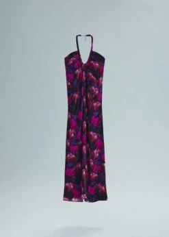 Robe Imprimée Soie Décolletée -New Trendy Shop 57035152 65 B