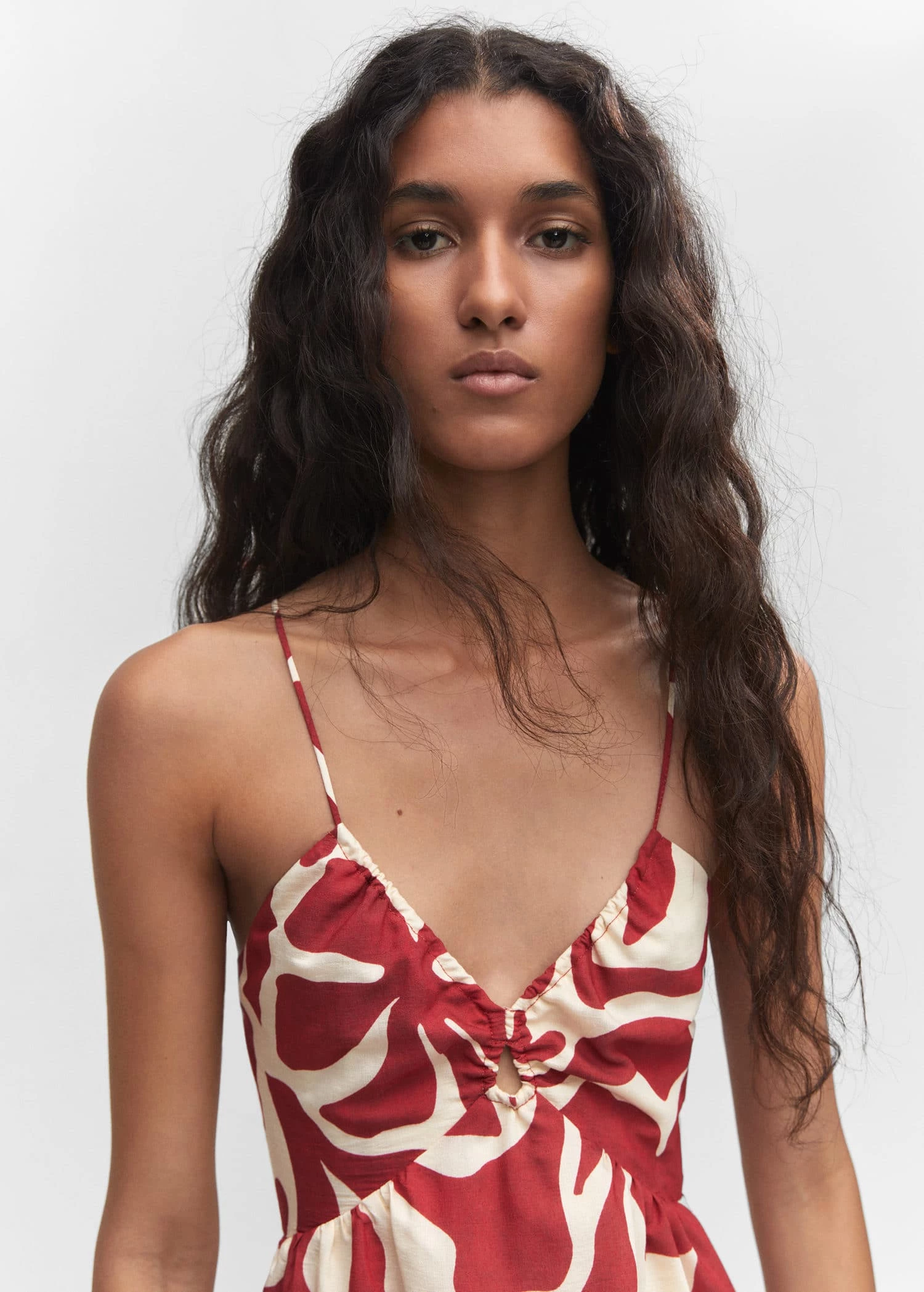 Robe Imprimée Dos Croisé 4 Robe Imprimée Dos Croisé – Image 4