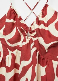 Robe Imprimée Dos Croisé 10 Robe Imprimée Dos Croisé -New Trendy Shop 57035789 76 D8